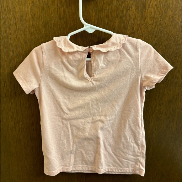 OshKosh B'gosh Light Pink Scalloped Collar Tee - Picture 4 of 5